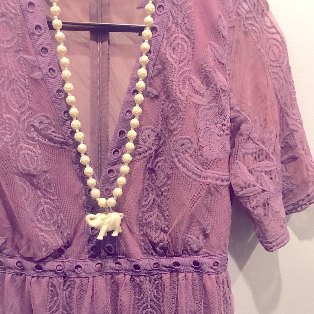 Retro Elephant Necklace